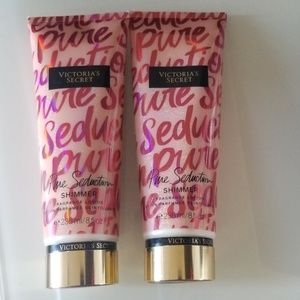VS Pure Seduction Shimmer fragrance lotion